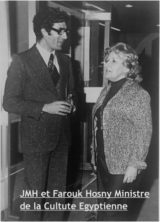 JMH et Farouk Hosny Ministrede la Cultute Egyptienne